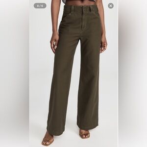 NWT Citizens of humanity Paloma utility pant dark green size 27